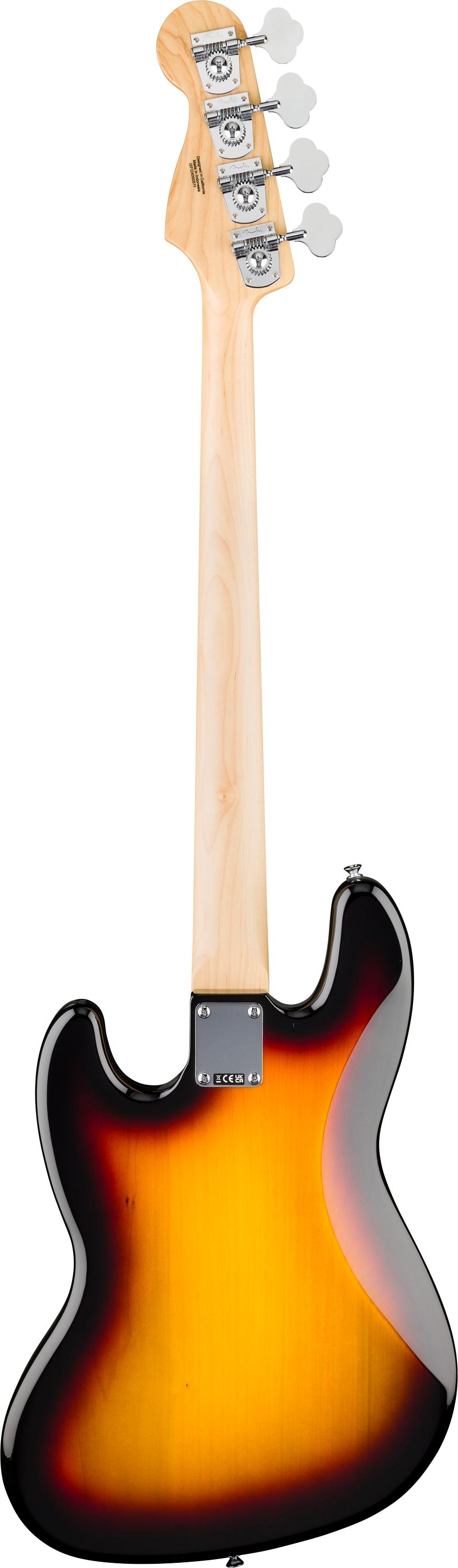 Fender Standard Series Jazz Bass Guitar in 3-Tone Sunburst